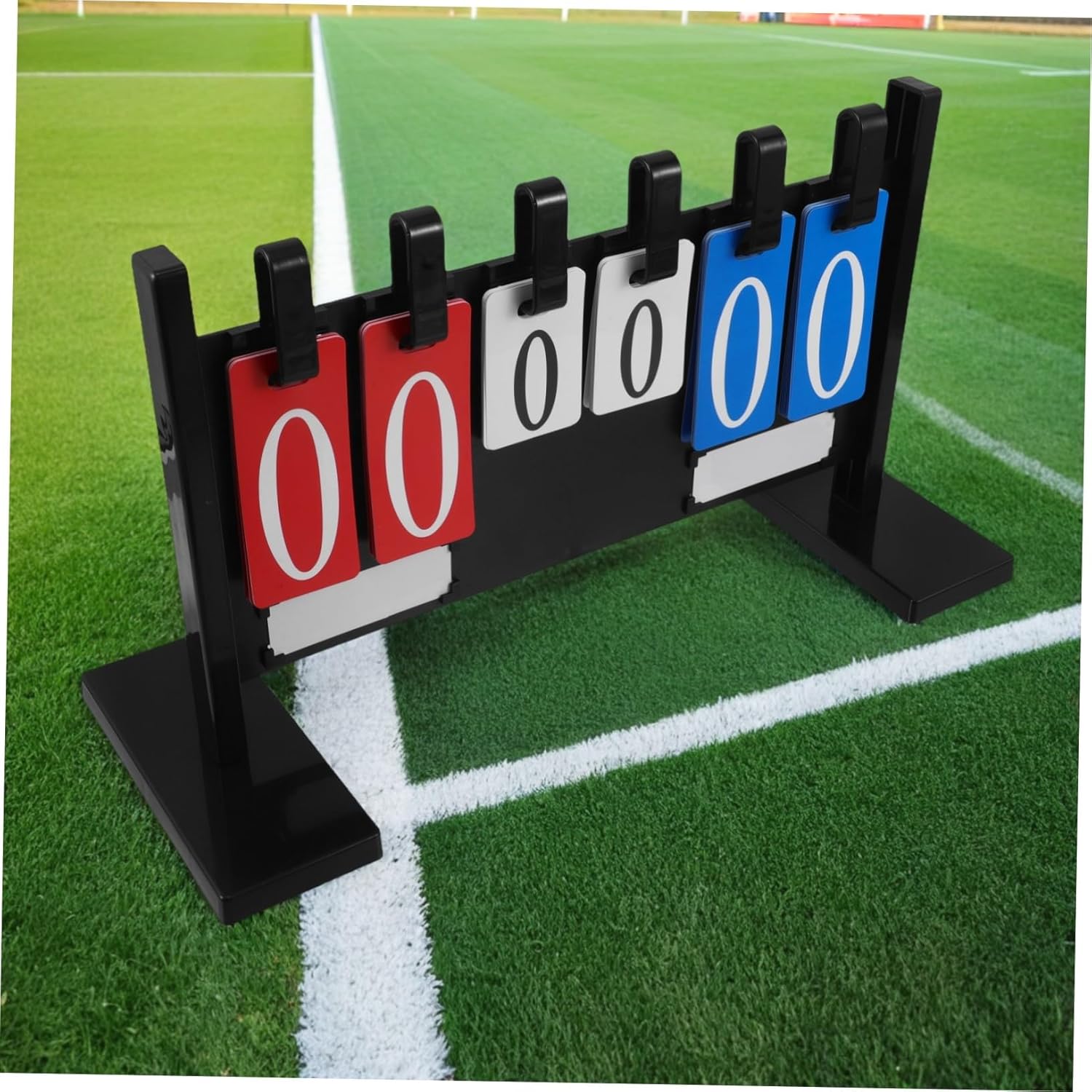 Portable Multi-Sports Scoreboard Flipper with Weatherproof Stand Fast Score Keeper for Baseball Tennis Volleyball Basketball Football Outdoor Indoor Competition Display