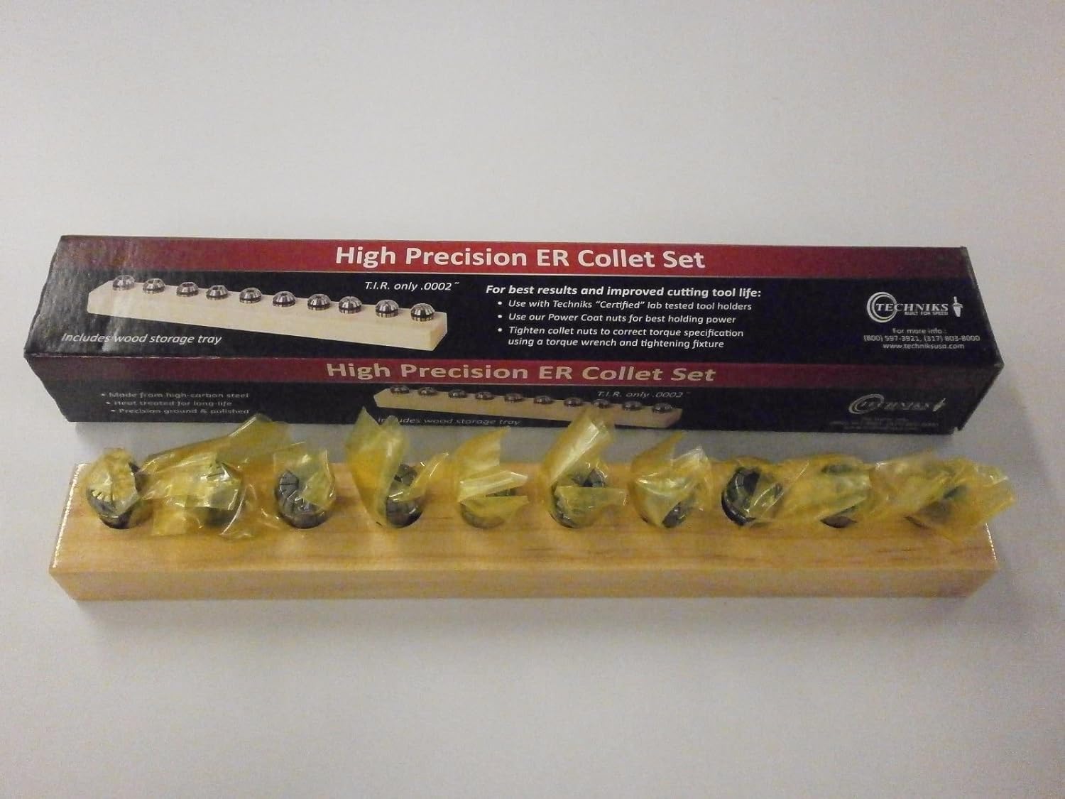 Tесh Dеаlѕ 🔥 TECHNIKS 10 PC SUPER PRECISION ER16 COLLET SET METRIC 1MM - 10MM CHUCK