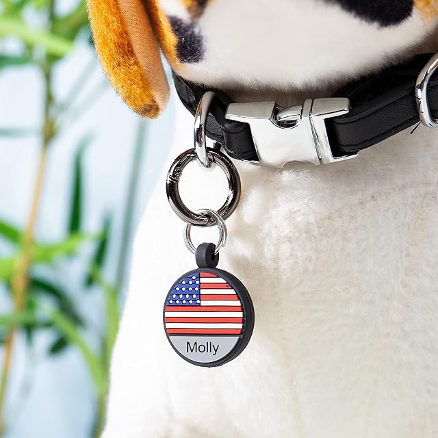 Foto 7 de 8 de jewelora Versión mejorada Escultura Placas de identificación para perros personalizar Etiquetas de ID…