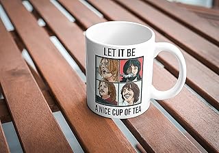 Limited Edition Beatles Mug 'Let It Be. A Nice Cup of Tea' boxed, dishwasher and microwave safe. A fabulous original gift for Beatles fans