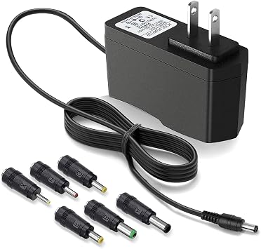DC 15V 1A Car Jump Starter Power Cord Charger for Peak 450A 500A 600A 800A 1000A Auto Battery Booster AC Adapter, Compatible with Beatit, Schumacher, Tacklife, Gooloo, DBPower DJS50 Jump Starters