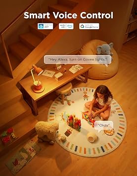 Govee Smart Light Bulbs Bundle Lantern Floor Lamp