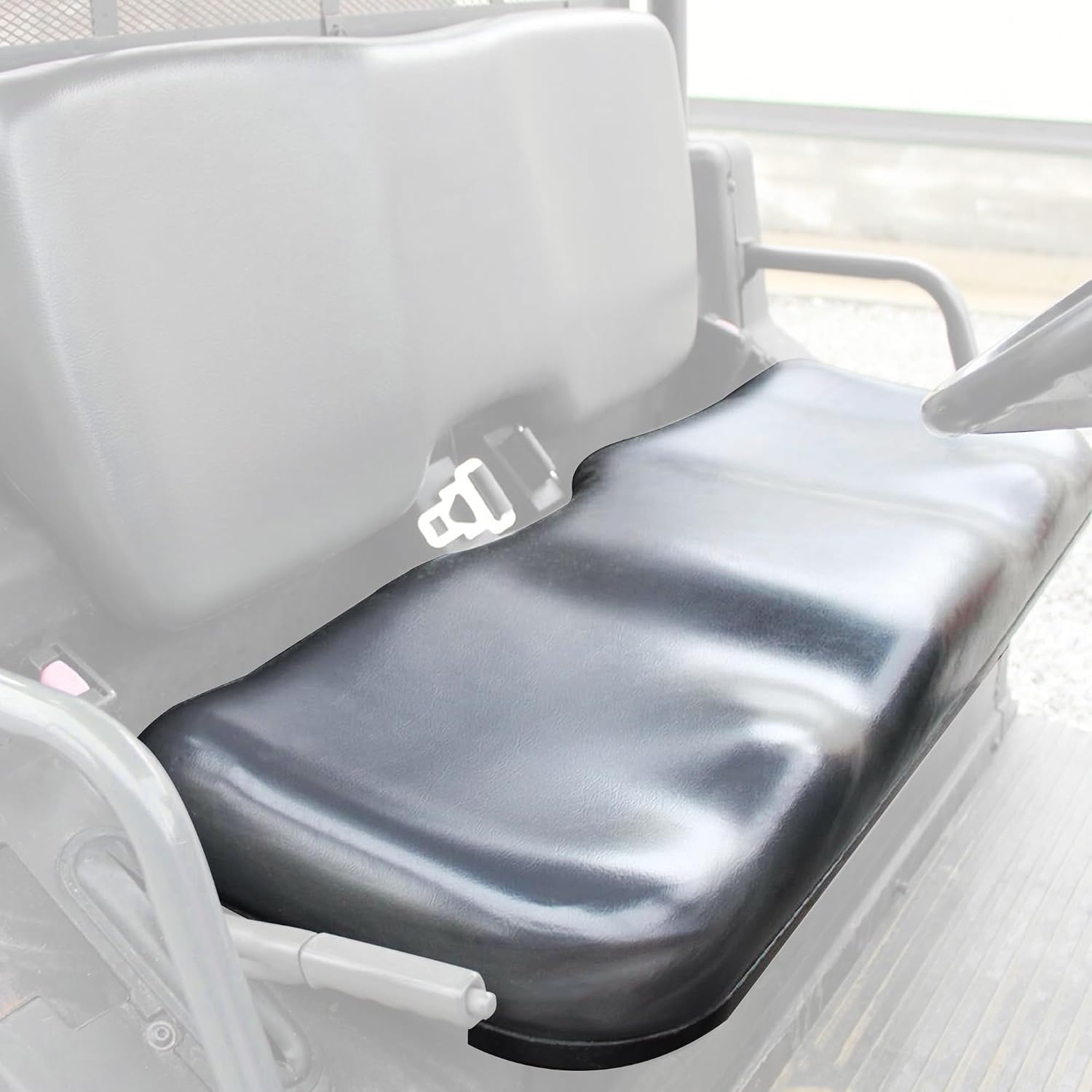 HECASA Seat Cushion Black Compatible with Kubota Utility Vehicle RTV900 XTW XTT XTS XTR XTG Replacement for K7501-56110 SW14410 SW16058 Bench Bottom Seat