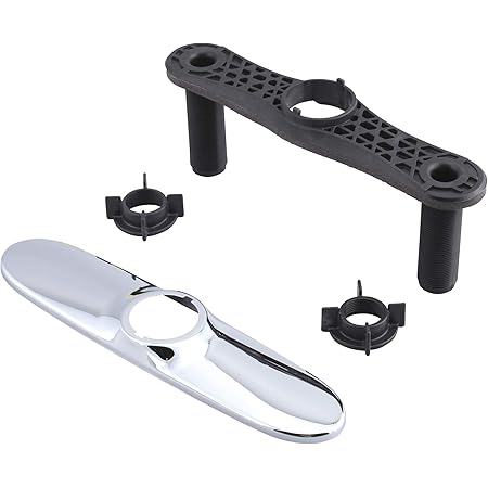 Delta RP78358 Replacement 3 Hole Escutcheon Plate with Gasket, Chrome ...