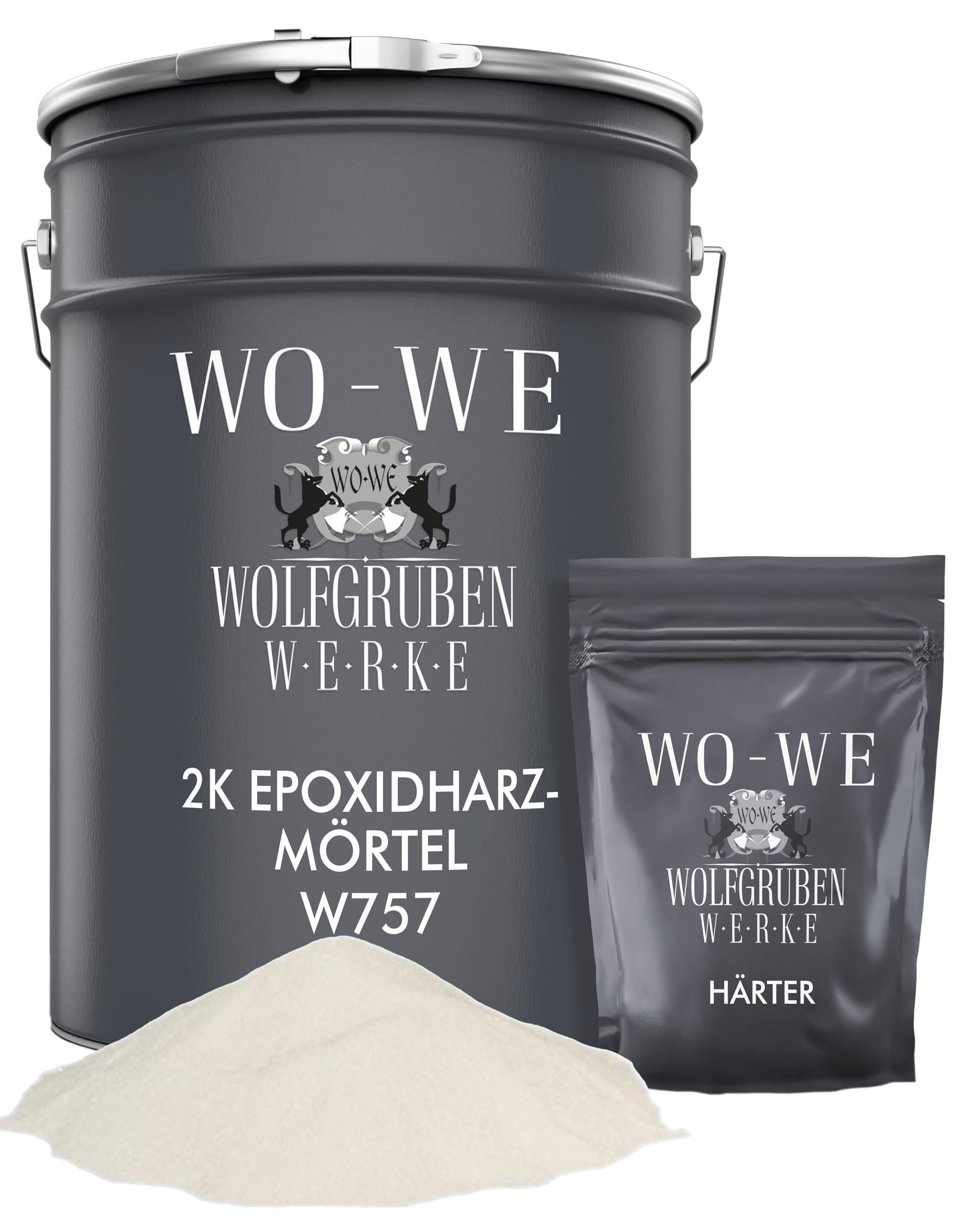 2K Epoxidharz Mörtel Fugenmörtel Pflasterfugenmörtel Reparaturmörtel - 10Kg