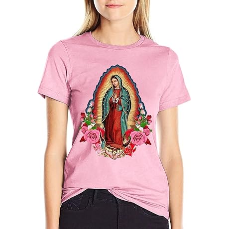Women Our Lady of Guadalupe Virgin Mary T-Shirt