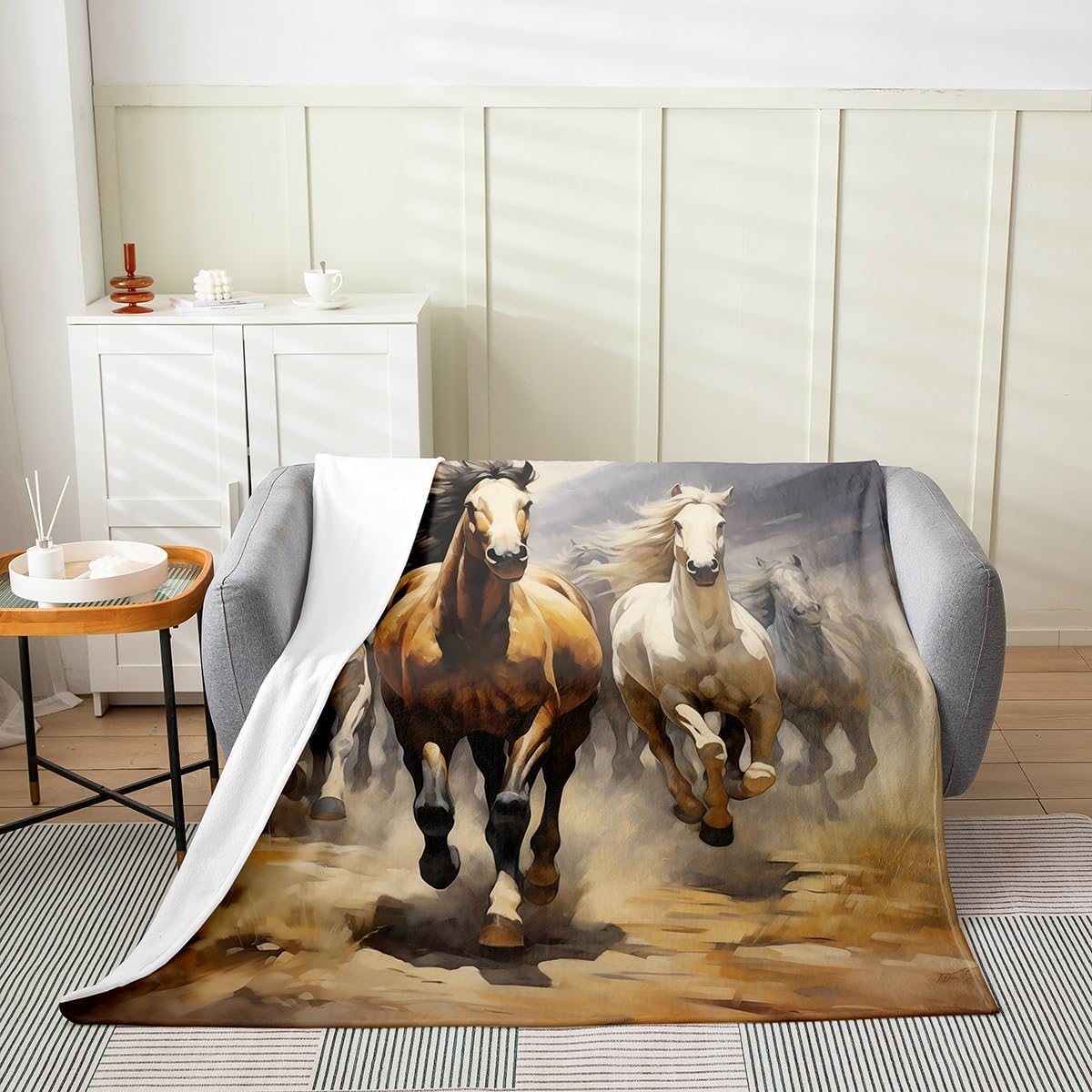 Racing Car Flannel Blanket Queen 90"x90" Warm Lightweight,Watercolor Rainbow Stripes Geometric Stars Bed Sofa Couch Blankets,Cartoon Car Boys Teens Bedroom Decor Breathable Flannel Plush Blanket