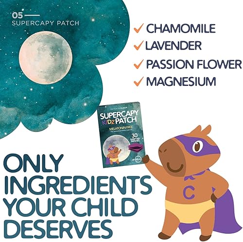 Miniatura 5 de Pegatinas para dormir por CAPY  El parche de sueño de AVEELA es una calcomanía natural para dormir para niños (30 calcomanías para dormir)  Parches