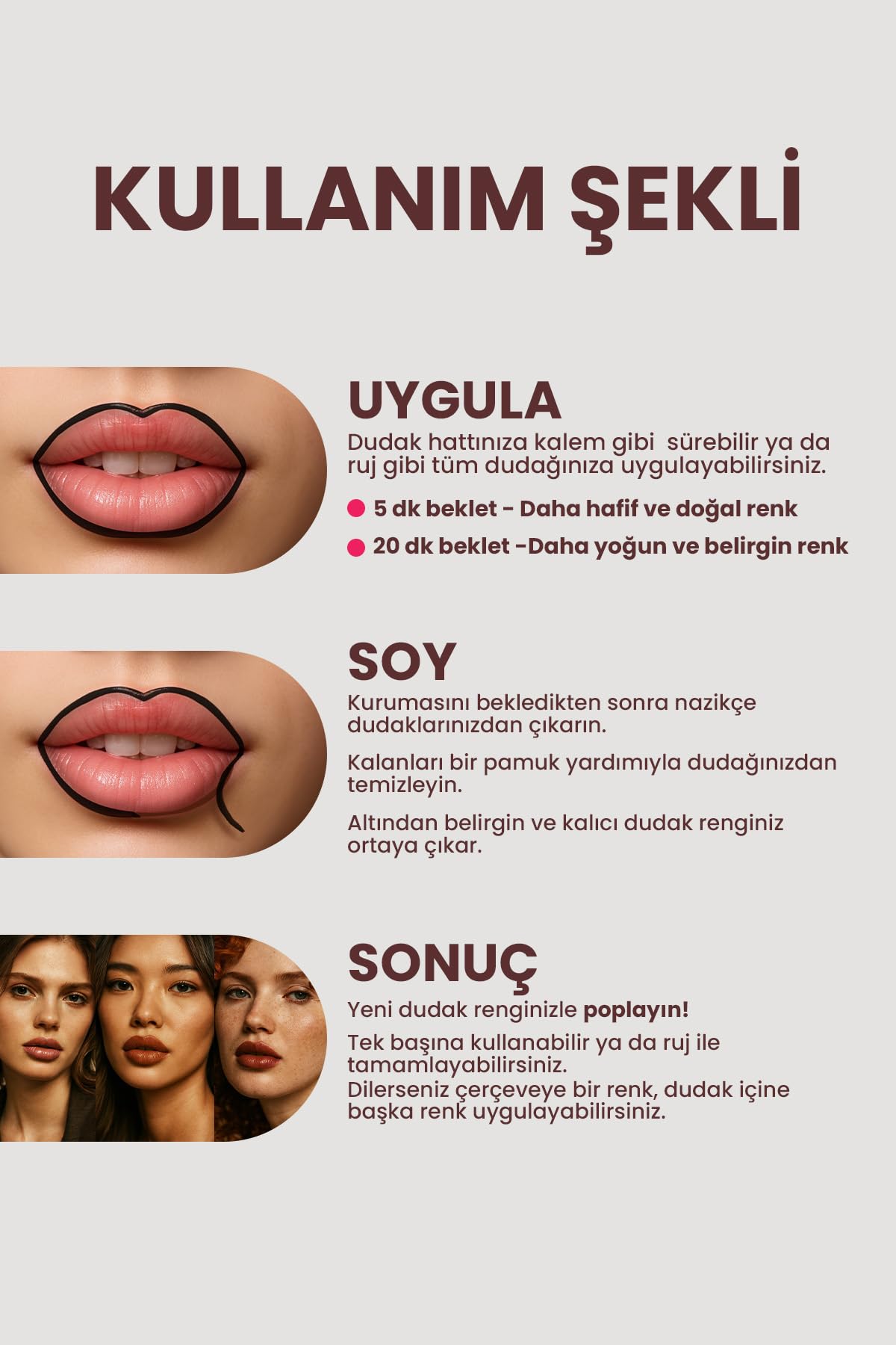 Pop Beauty Peel Off Dudak Kalemi, P01