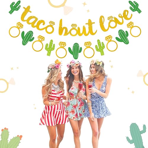 Cartel de amor con purpurina dorada para despedida de soltera, boda, compromiso, despedida de soltera, telón de fondo de fiesta mexicana,