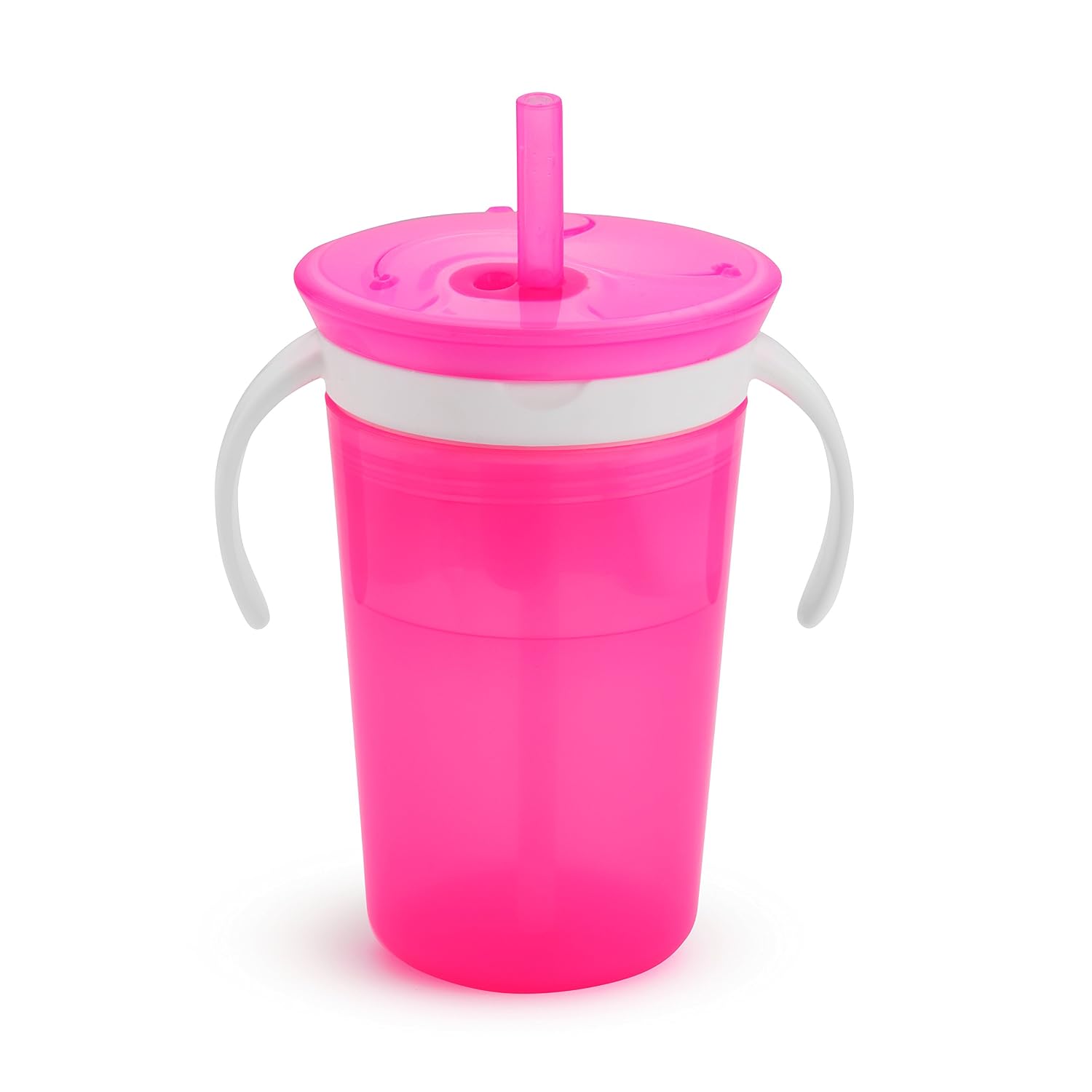 Munchkin® SnackCatch & Sip 2-in-1 Snack Catcher and 2 Piece Spill-Proof Cup, Pink