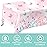 Gatherfun Butterfly Disposable Tablecloth, Plastic Table Cover for Kids Birthday Party, 3 PCS, 54x 108