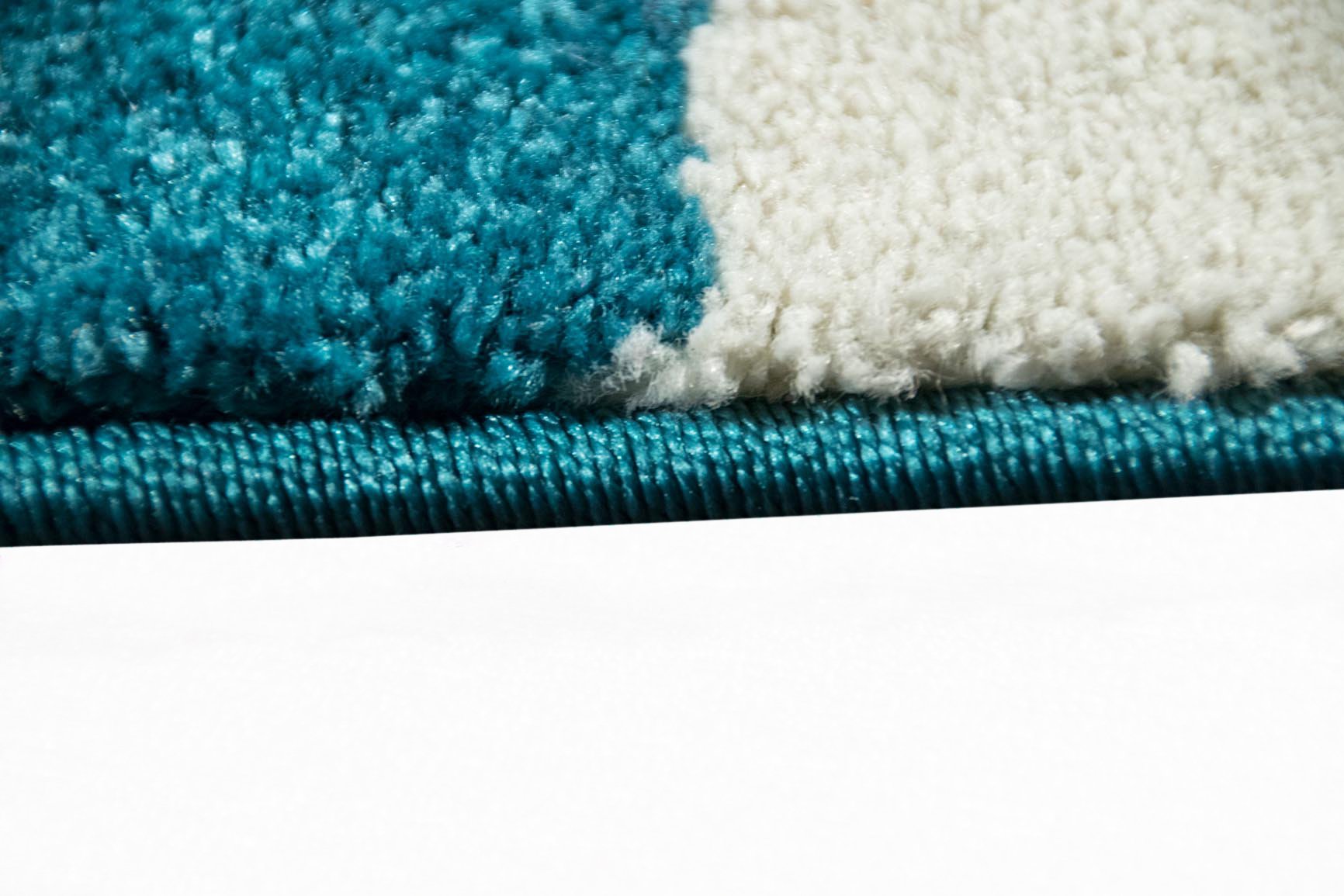 CARPETIA Kinderteppich Kinderzimmerteppich Pirat TÜRKIS BLAU Creme Größe 160x230 cm