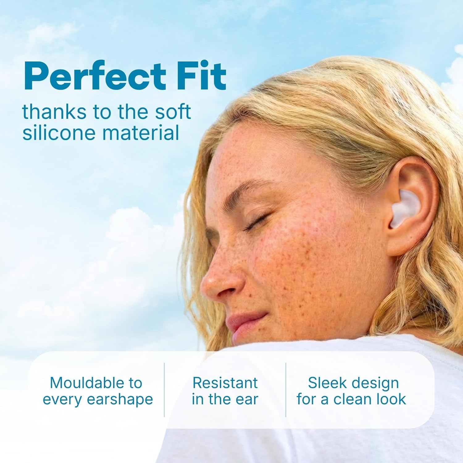 Silicone Ear Plugs for Sleeping [9 Pairs] by - Custom Fit Soft