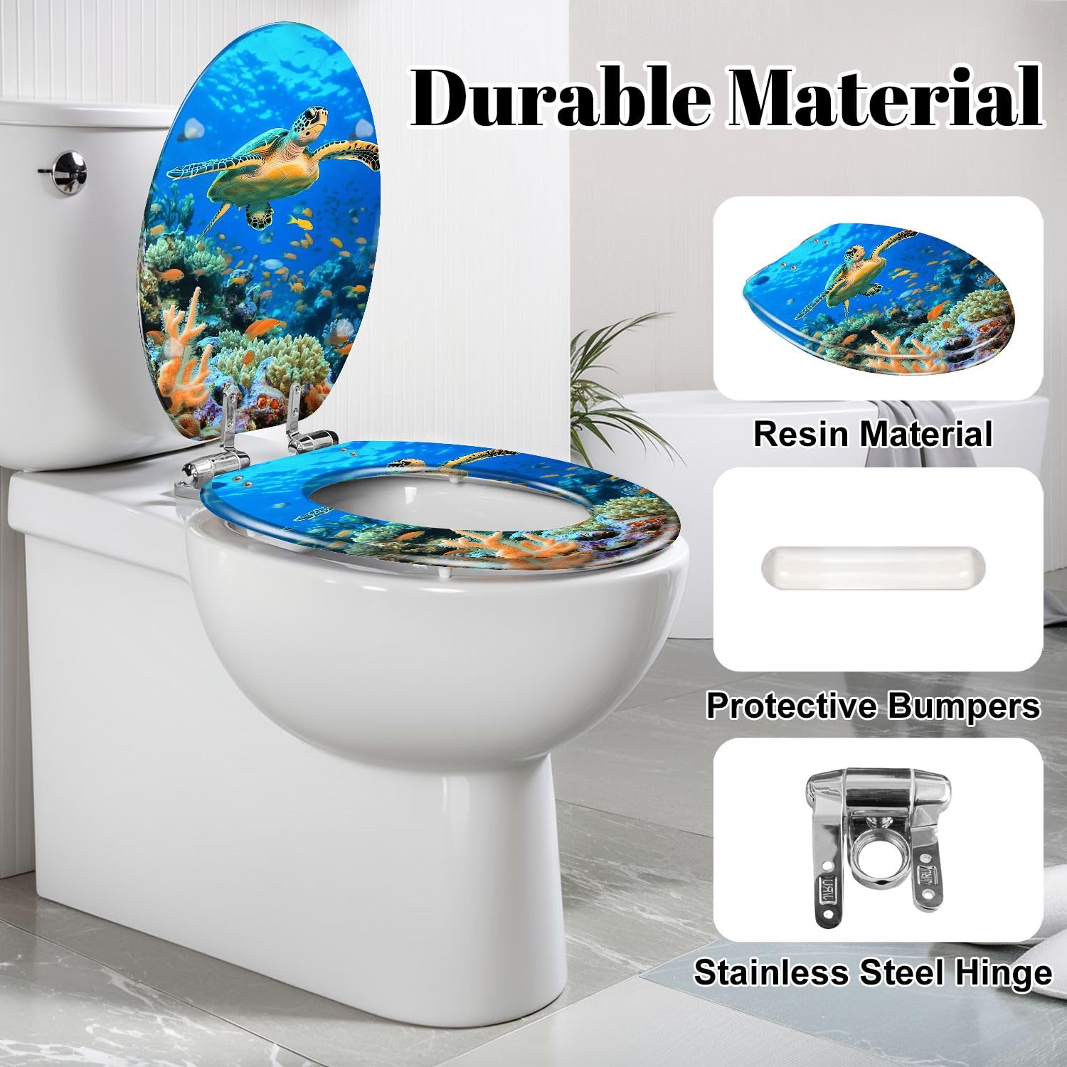 Asiento de inodoro genérico alargado para baño