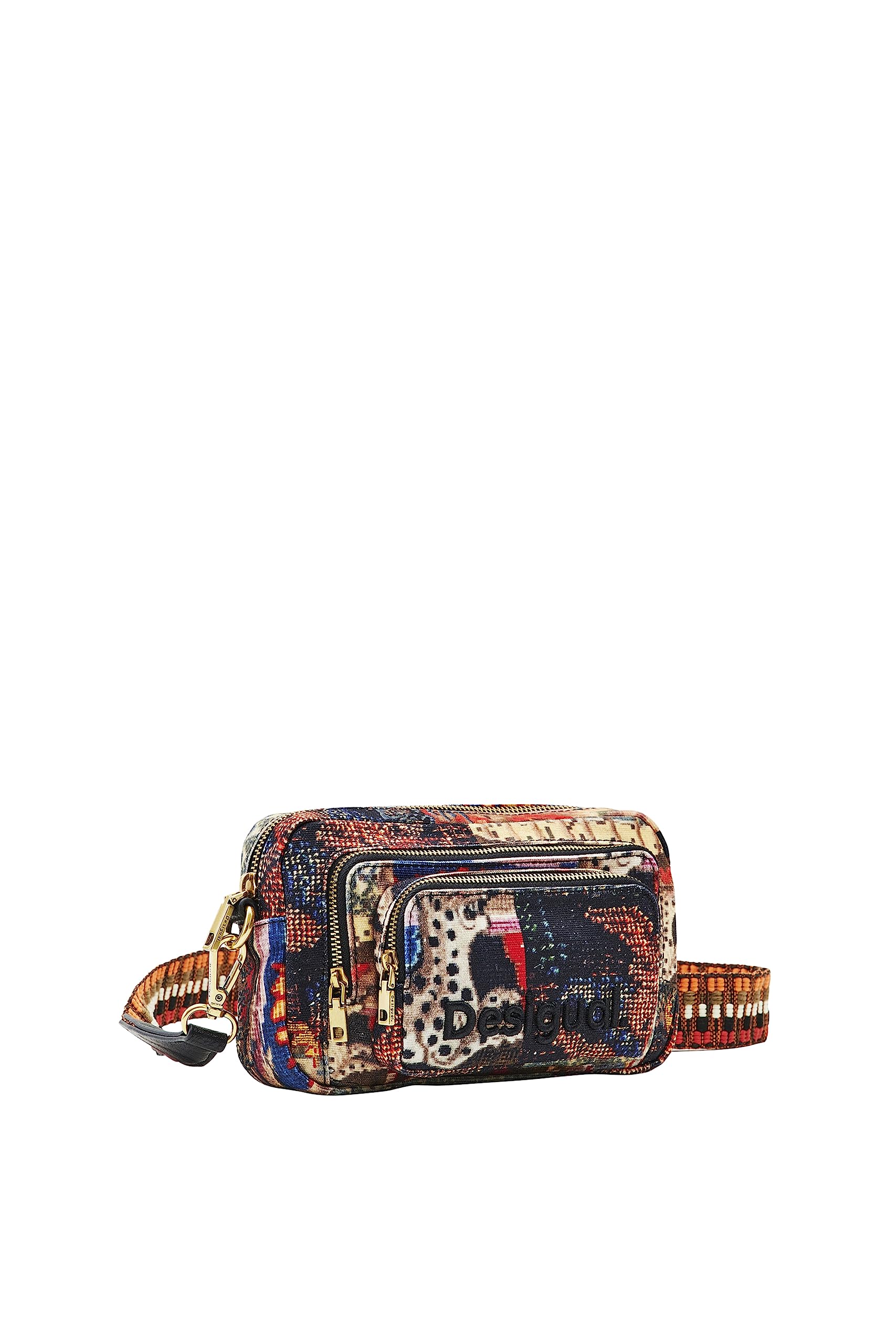 M. Christian Lacroix small tapestry crossbody bag - BLACK - U