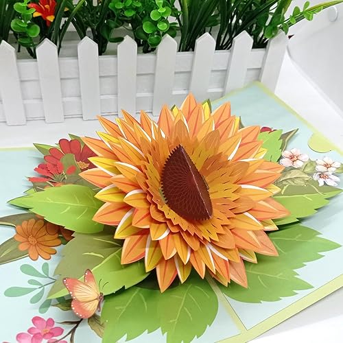 Miniatura 4 de LINSINA Tarjeta de cumpleaños desplegable para mujeres y hombres, tarjeta de felicitación 3D, regalo de cumpleaños para mujeres, hombres, niños,