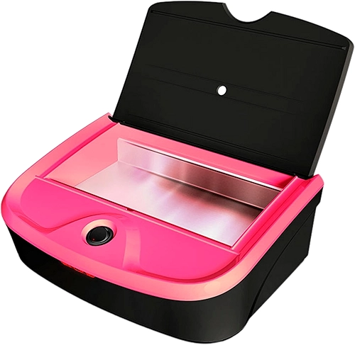 Mega Bell, Estufa esterilizadora para manicure e pedicuri, Exterilix Compact Collor, Bivolt, Base preta com detalhes pink