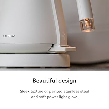 Meow Two⭐︎ BALMUDA K03A-WH WHITE BALMUDA The Kettle - White | Kitchen Appliances | MUJI USA