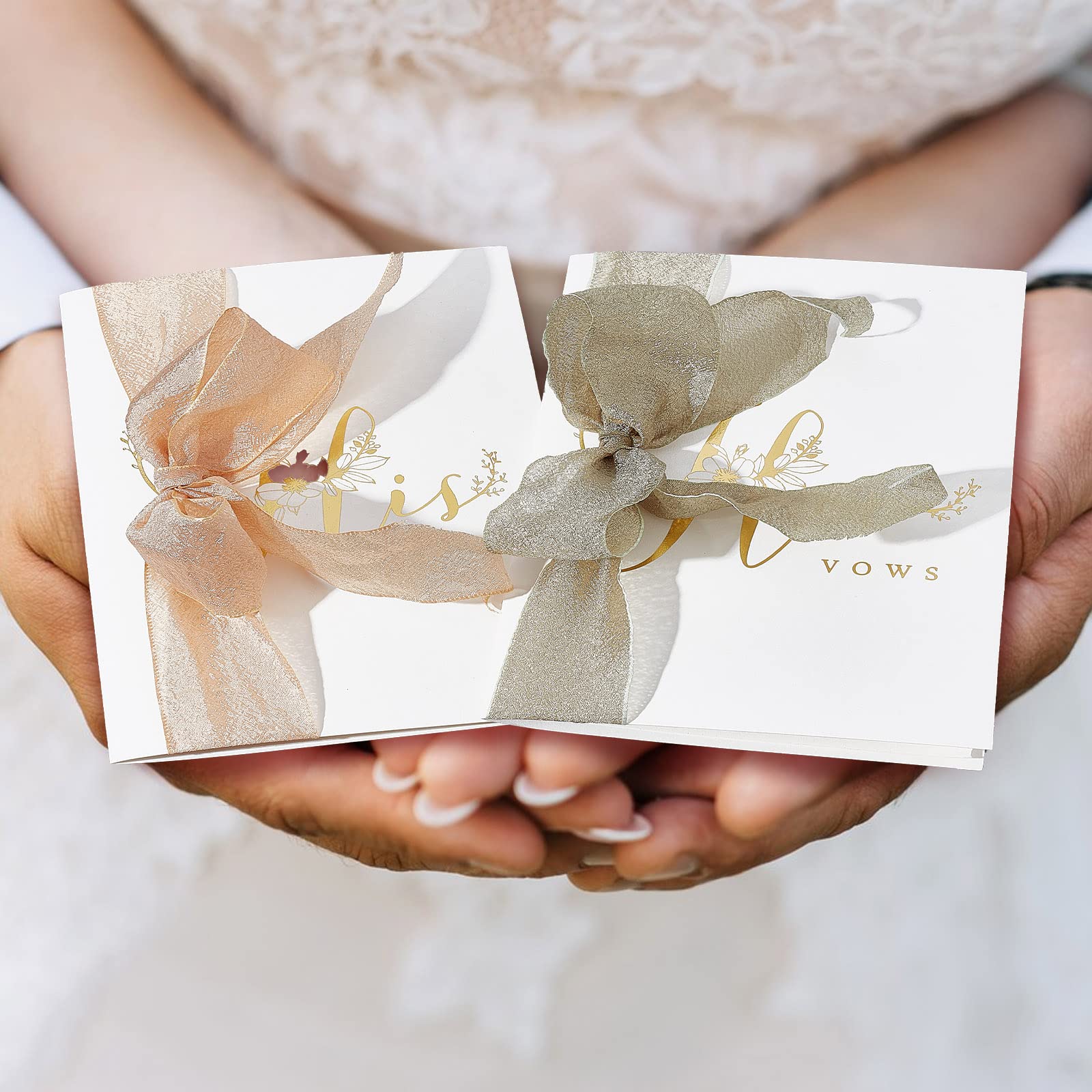 GORGECRAFT Libri di Voti per Matrimonio Sposi e Sposi Libretto per Regali di Addio al Nubilato Keepsake Quaderno per Il Rinnovo del Voto Voti di Matrimonio per Lui e per Lei Decorazioni di Nozze