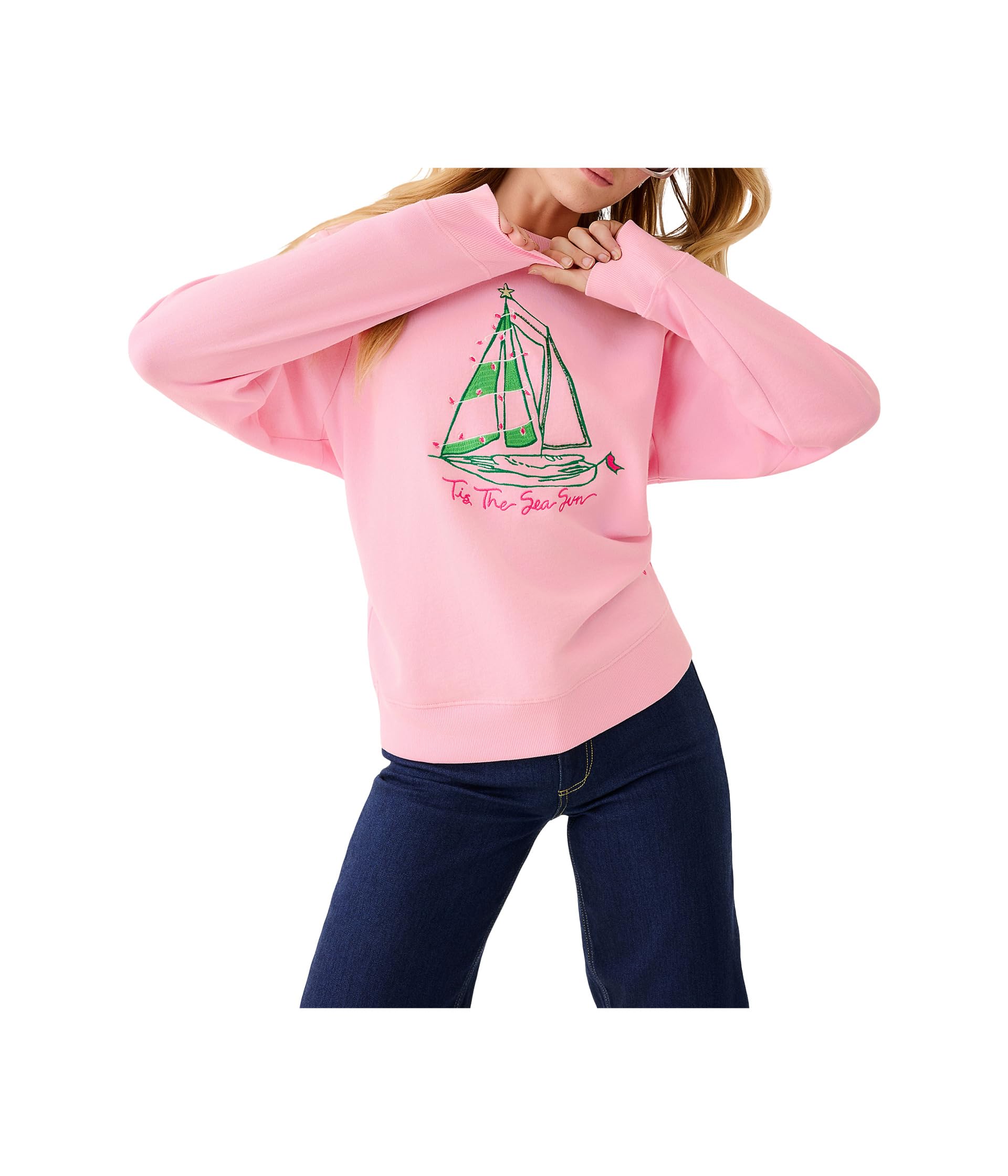 Lilly Pulitzer womens Ballad Long Sleeve Sweatshirt