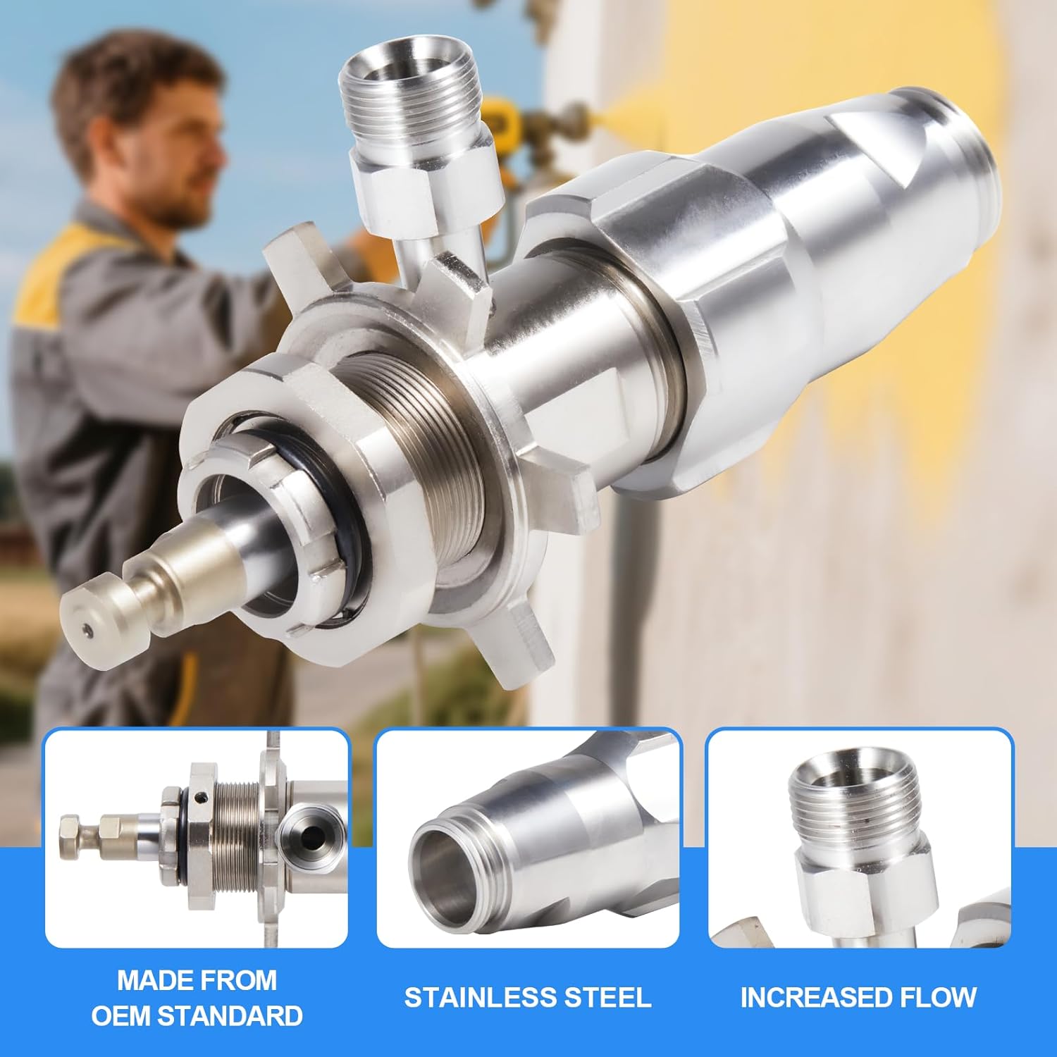 17C487/17C721 Airless Paint Sprayer Pc Pump Parts,Compatible with Graco 17C487, 17C721, 210ES, 210PC, 230PC, 390PC, 395PC, 490PC, 495PC, 595PC Pro Sprayers Airless Spray Pump