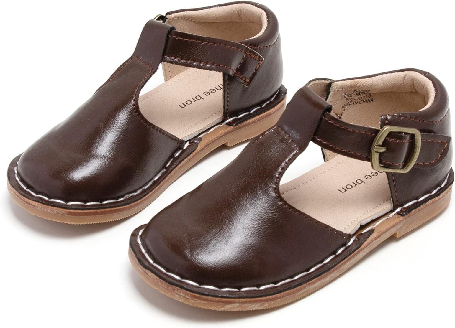 THEE BRON Toddler Mary Jane Shoes Girls School Uniform Dress Oxfords Shoes
