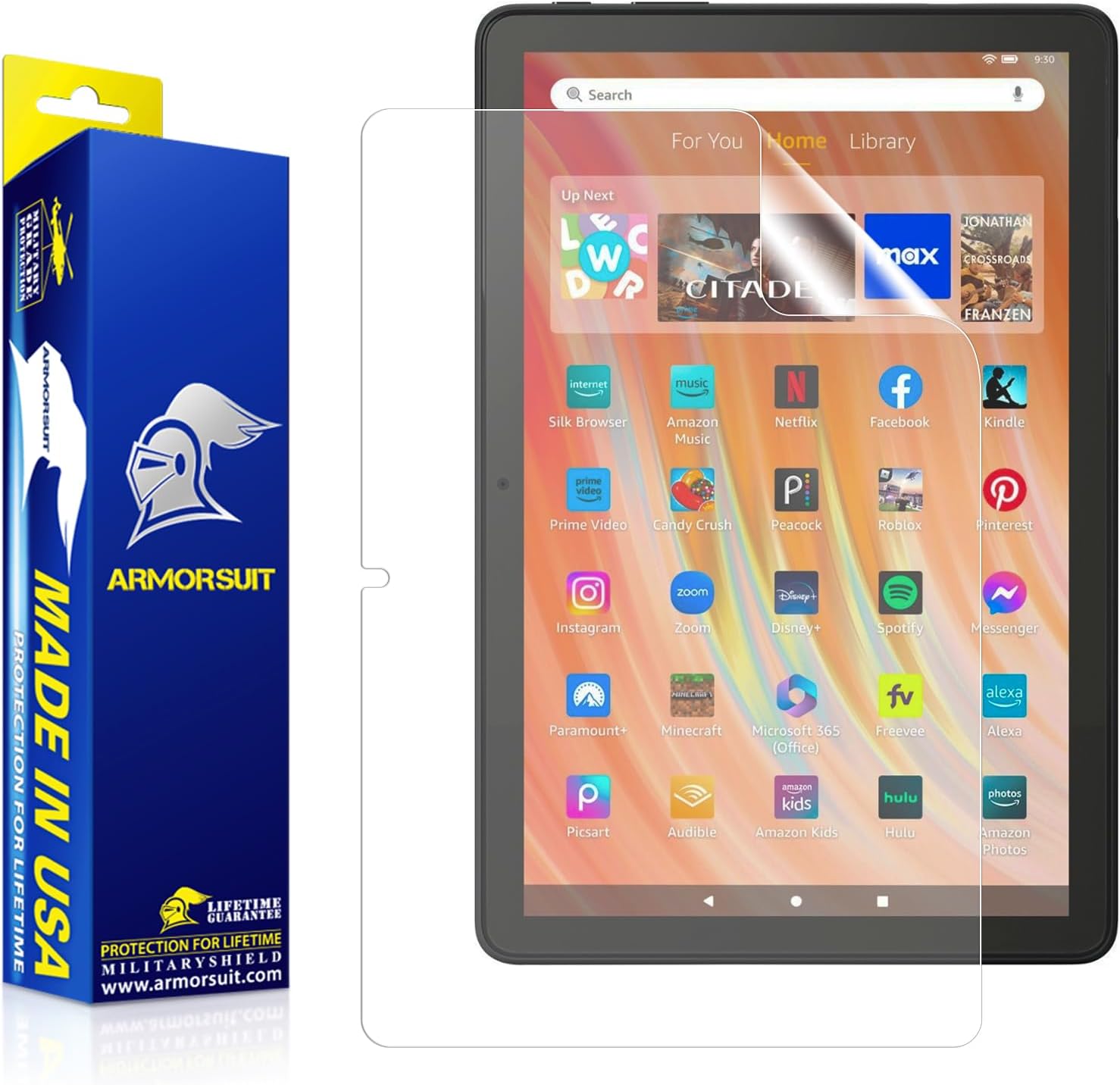ArmorSuit 2 Pack Anti Glare Screen Protector for Fire HD 10/ HD 10 Plus/HD 10 Kids/HD 10 Kids Pro (2023/2021 Released) MilitaryShield Matte Film - Made in USA