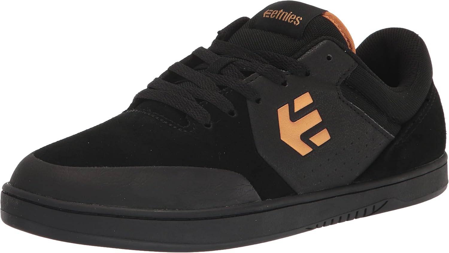 Etnies Mens Marana Skate Skate Sneakers Casual Shoes Casual - Brown 3.5 Black/Gold