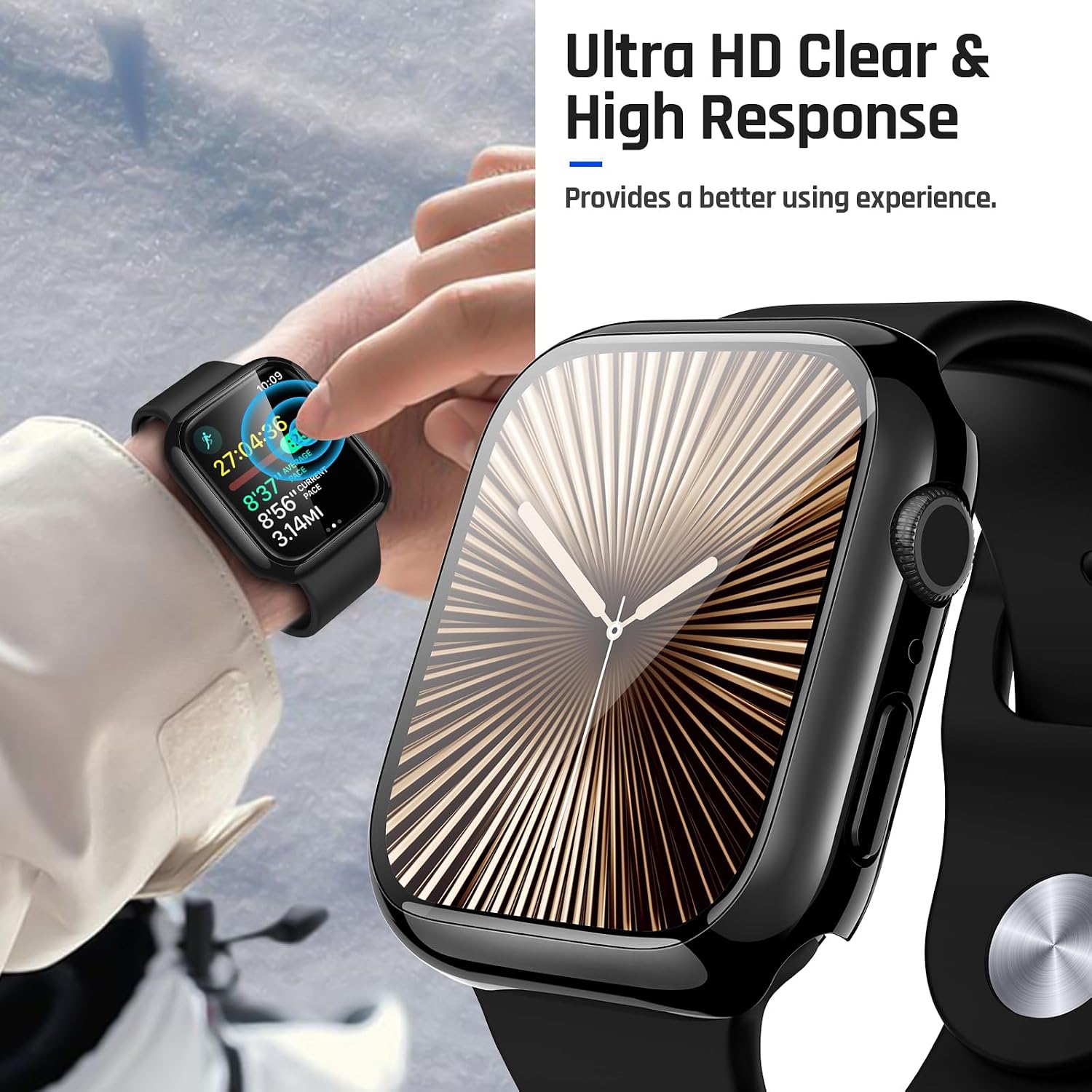  IP67 Waterproof Case with Glass for Apple Watch Series 11/10 42mm thumbnail