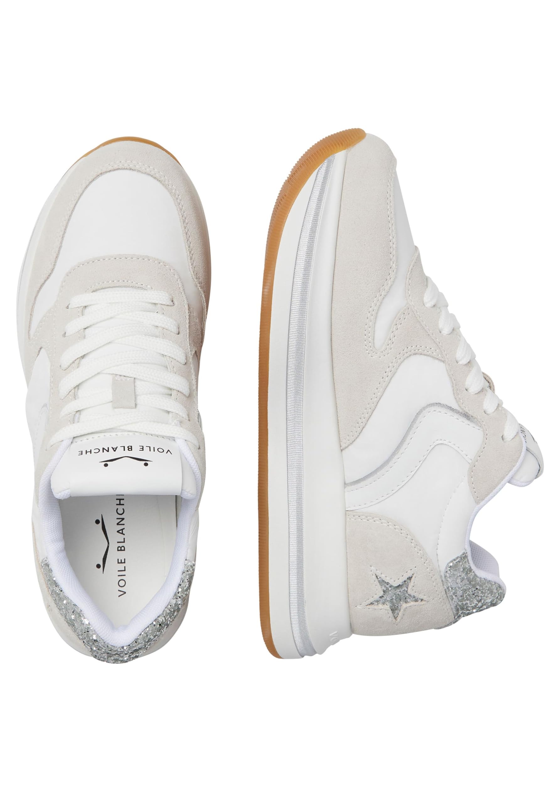 VOILE BLANCHE Zapatillas Deportivas de Ante y Tejido técnico