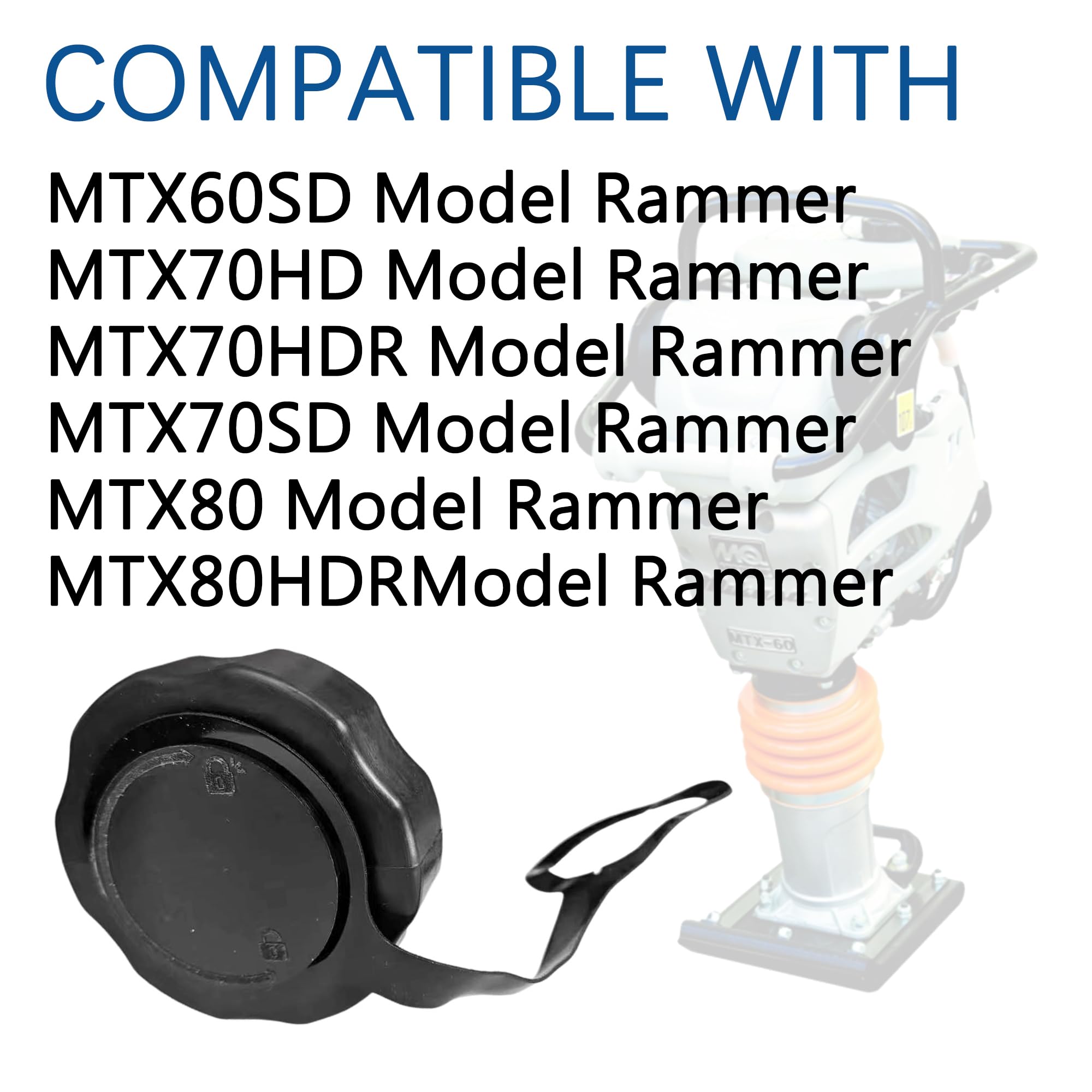 Bouchon De Réservoir Carburant Plastique 366350460 Pour Mikasa MTX60SD, MTX70HD, MTX80HDR | Pièce De Rechange Directe, Installation Facile - 9