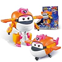 Super Wings Transformable aeroplano Supercharged Tiki, altezza circa 12,7 cm