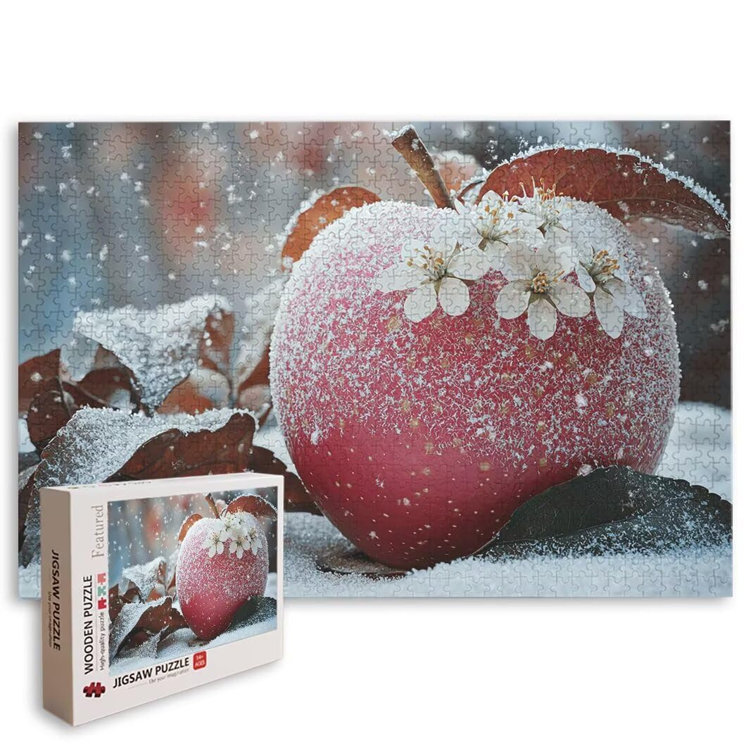 Puzzle Winter, Puzzle 1000 Teile Erwachsene, Klassische Puzzles, Deko -8989