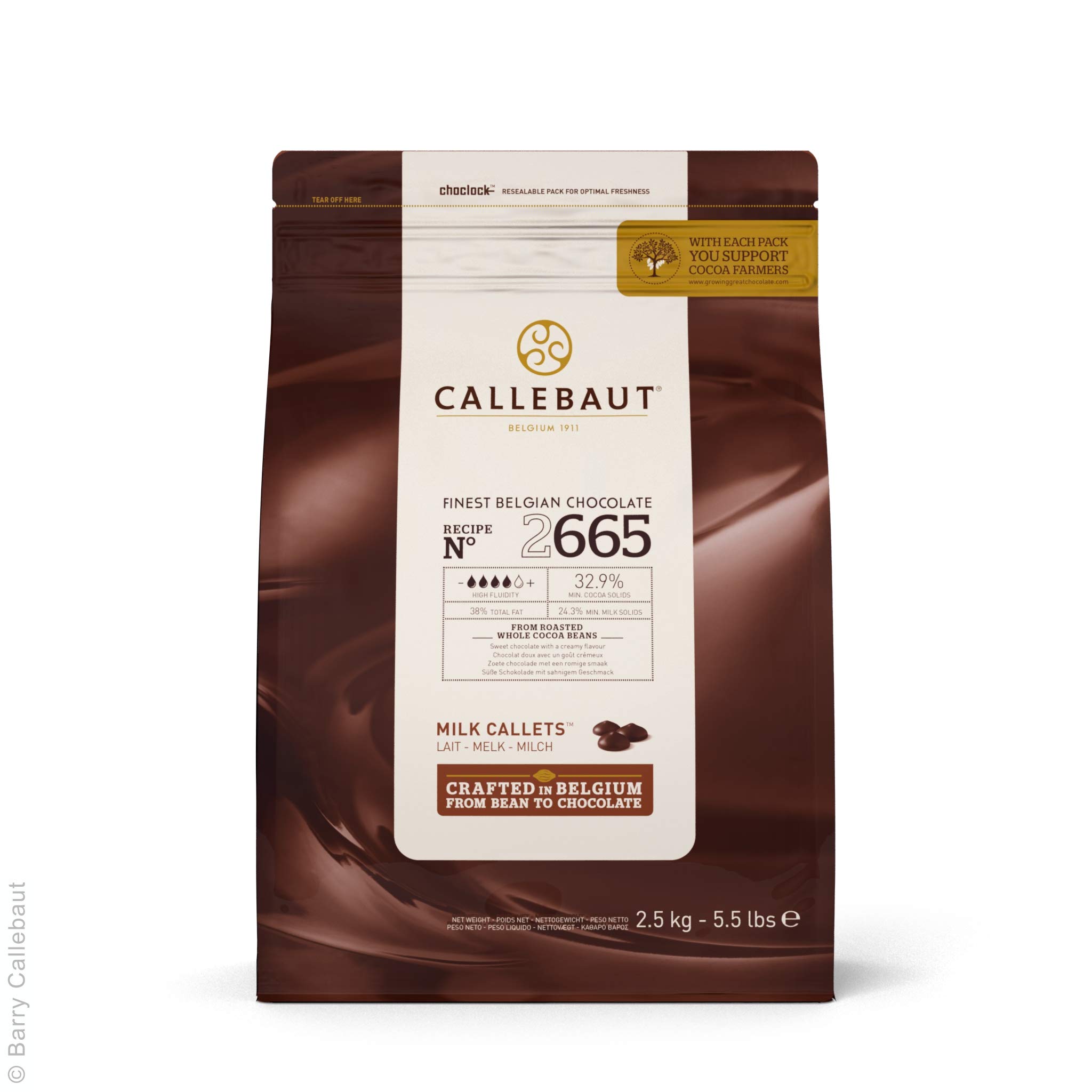 Callebaut Chocolate con leche 33%