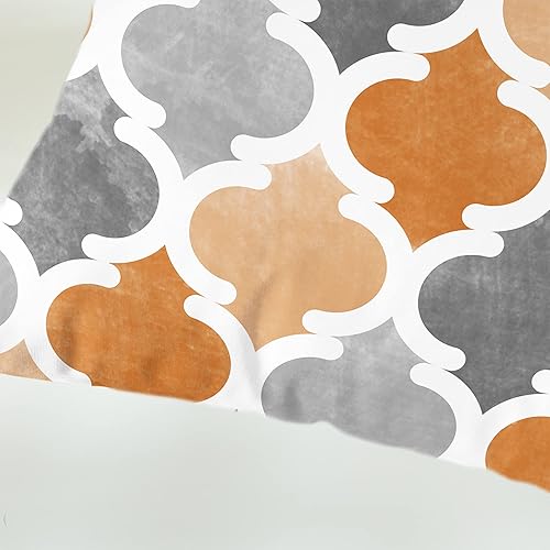 Miniatura 7 de CaliTime Juego de 2 fundas de almohada decorativas de forro polar con diseño geométrico de enrejado, con diseño de cuadrículas, para sofá, cama,