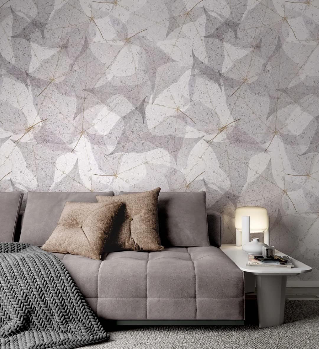 Abstract Light Maple Skeletons Background Peel and Stick Wallpaper 100''H x 150''W