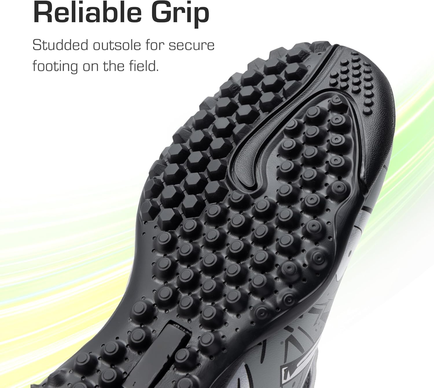 DREAM PAIRS Boys Girls Indoor Turf Soccer Cleats Lace Up Athletic Youth Futsal Football Casual Shoes for Little/Big Kid - Image 4