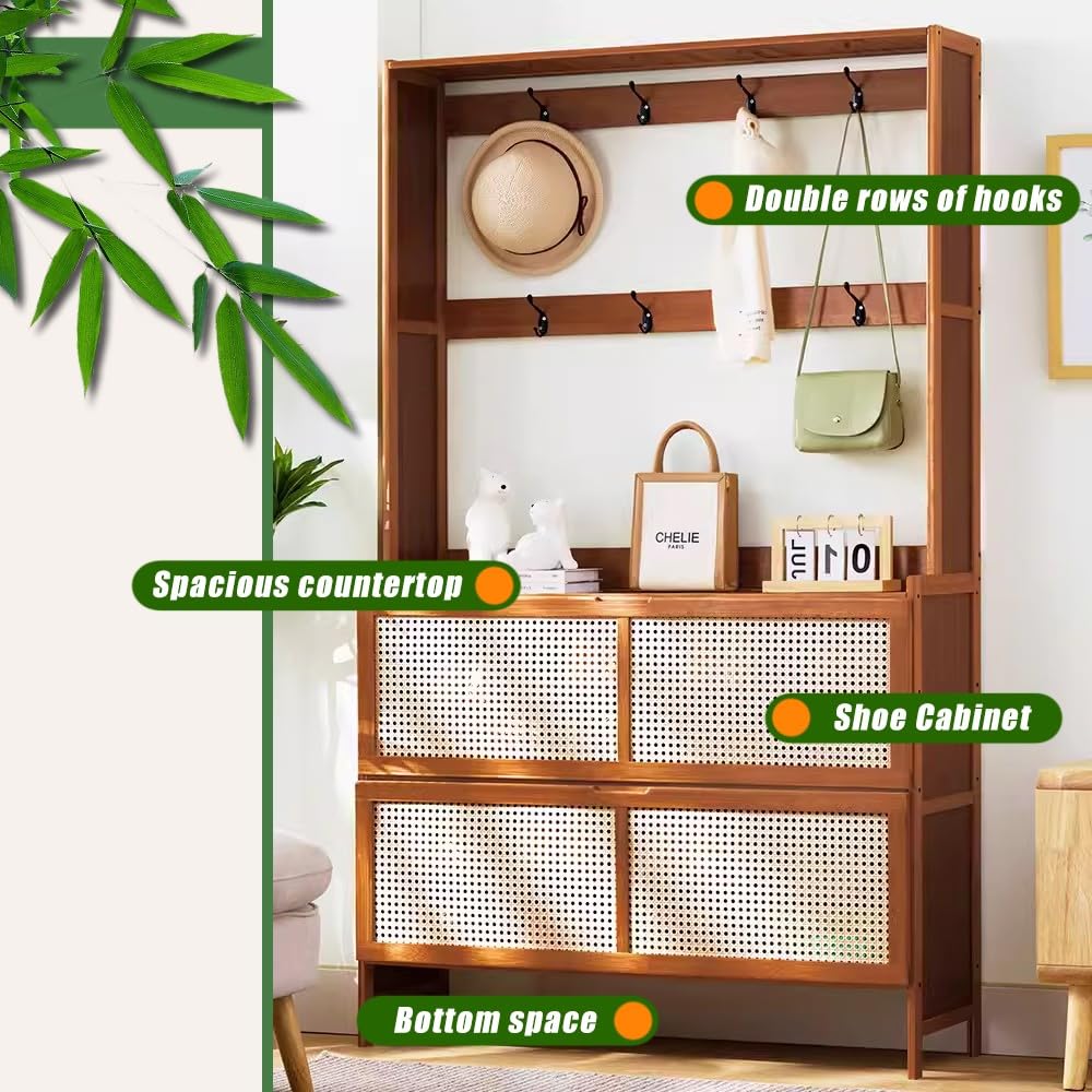 Generico scaffale portascarpe Scarpiera con 6/8 Ganci Scarpiera con 2 Ribalte Scarpiera Ribaltabile Slim per 16 Paia di Scarpe Salvaspazio per Corridoio Disimpegno Soggiorno Camera da Letto