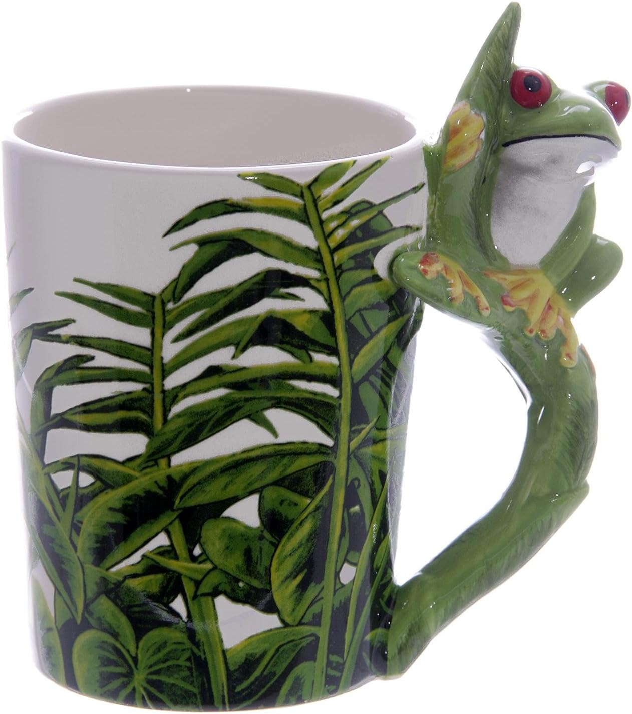 Garten-Tasse Aus Keramik – Gartenschlauch-Design Mit Henkel | 350 Ml, Nicht Für Mikrowelle