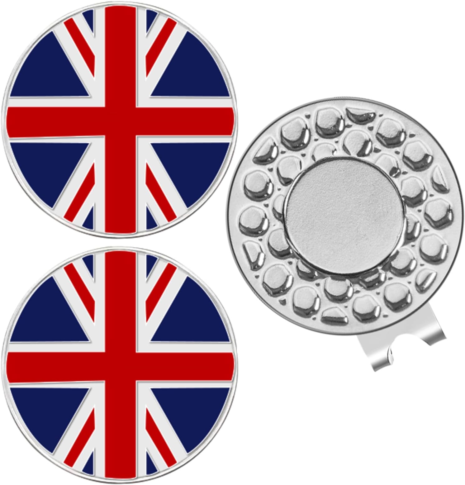 AMRTA Magnetic Golf Ball Marker Hat Clip 1pcs with 2pcs Ball Markers Golf Ball Markers Personalised for Putting Coin Golf Gifts Golfer