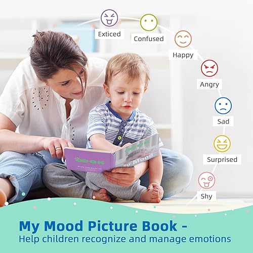 Miniatura 5 de TOOKYLAND Paquete de juguetes de aprendizaje temprano  6 en 1 caja educativa Montessori Play Set juguetes de madera para niños de 13 a 18 meses de