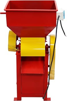 TECHTONGDA Fresh Coffee Pulper for Coffee Cherries Skin Pulp Peeling Removing Machine 660-1322 LBS/H 98-99% Peeling Rate Dual Discharge Ports for Cafes Farms and Workshops 220V