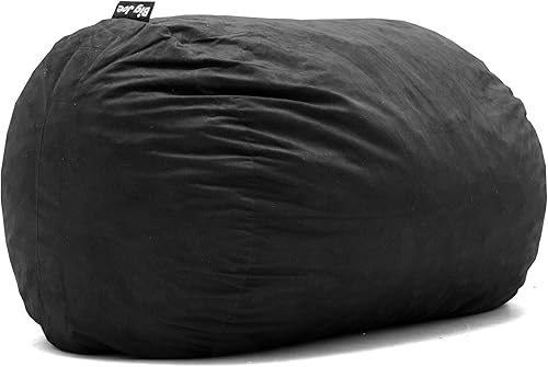 Miniatura 482 de Big Joe Wild Things Foam Filled Animal Bean Bag Chair with Removable Cover, Francesca Feline Snugglepuff, Soft Faux Fur, 3 feet Big
