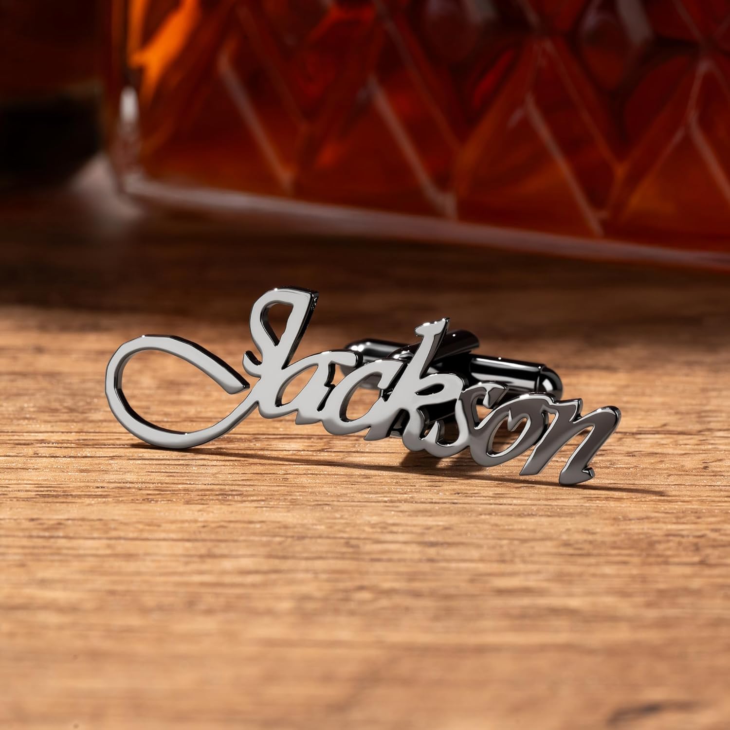 Personalised Cufflinks for Men | Custom Name Engraved | Brass or Sterling Silver Cufflinks | Wedding gift for Groom Father of the Bride Groom Dad Best Men