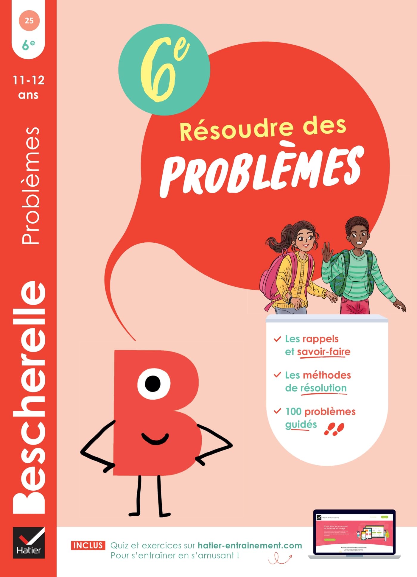 Bescherelle - Résoudre des problèmes 6e: cahier d'entraînement en maths: 25