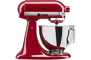 KitchenAid 4.5 Quart Stand Mixer in Empire Red: A Top-Notch Choice for Home Bakers
