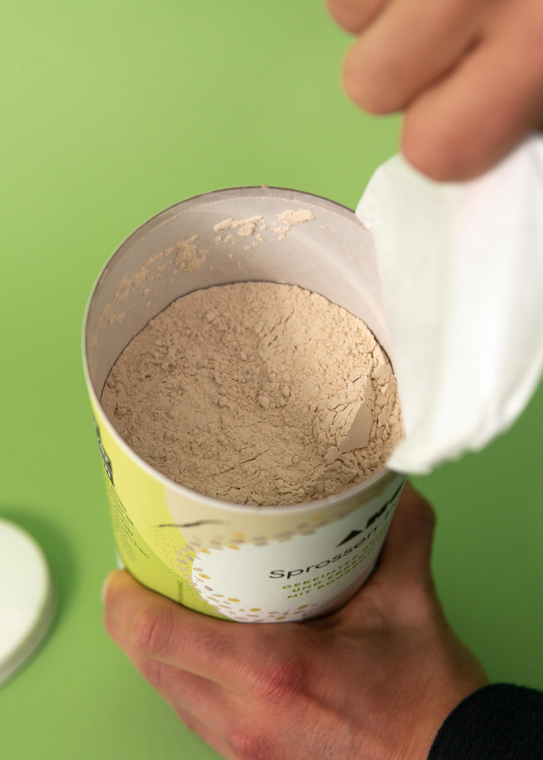 AHO Sprossen Protein - Gekeimtes braunes Reisprotein und Erbsenprotein ungesüßt 600 g