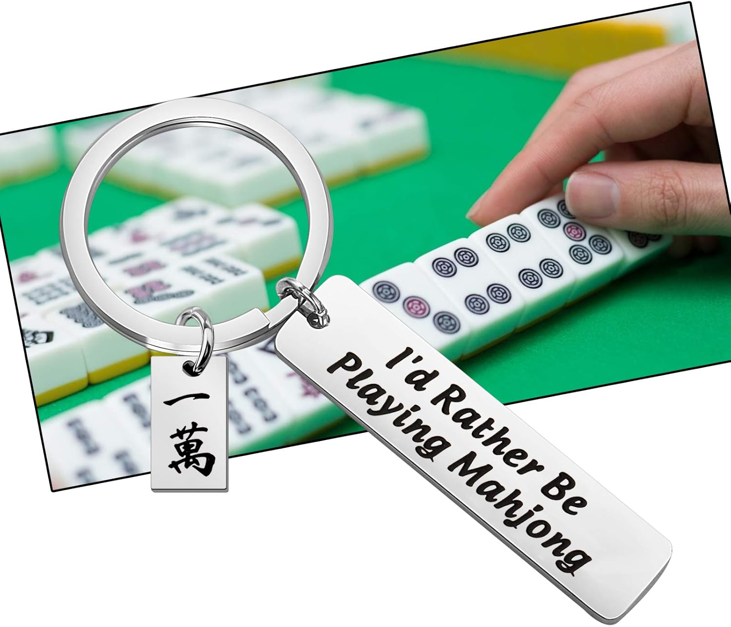 ENSIANTH Funny Mahjong Gift Mahjong Lover GiftI’d Rather Be Playing Mahjong Mahjong Player Gift