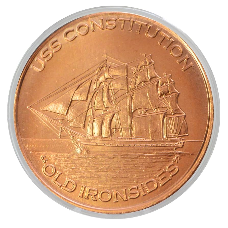 Amazon.com: USS Constitution Old Ironsides Commemorative 1